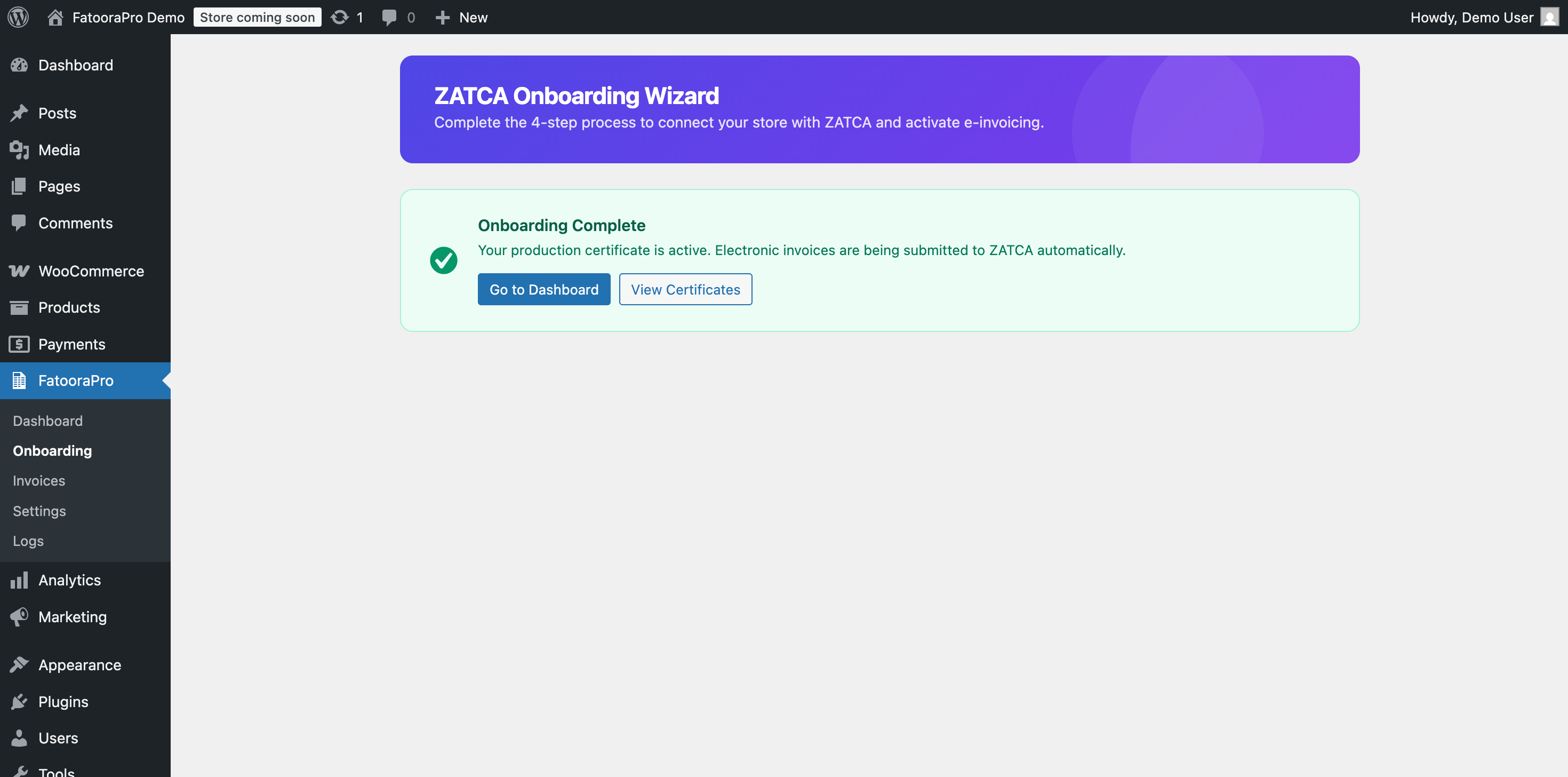 FatooraPro Onboarding